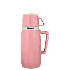 Термос со стеклянной колбой 0.5л Magio MG-1051P Pink