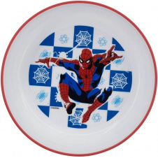 Дитяча пластикова миска ‎14x14x4,6 см Stor Spider-Man (74791)