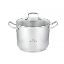 Кастрюля с крышкой 24 см 7 л Gerlach Simple (5901035499812)