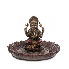 Статуєтка-підставка Ganesha для пахощів 9х12х12 см Veronese Різнокольоровий AL229032