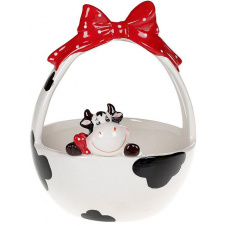 Цукерниця ceramic Корівка Глорія з ручкою, 720мл Bona DP66855