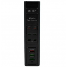 Фото - Адаптер UKC US-D01 85W 3USB 110-265V Черный Адаптер UKC US-D01 85W 3USB 110-265V Черный