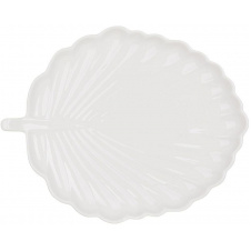 Блюда фарфоровые BonaDi White City Leaf набор 31х25 см Белый 2 шт DP231687