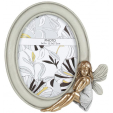 Фоторамка Фея BonaDi Mint-Gold 13х18 см овальна М'ятний DP68417