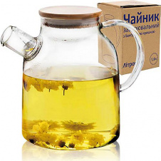 Чайник заварочный 1.6л с крышкой S&T