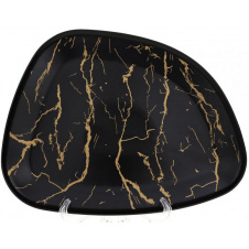 Фарфоровое блюдо Esmalte de Mármol negro 30.5х24х2см DP186204 BonaDi