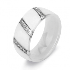 Кольцо керамическое Viorelli White Berkani ТA27873