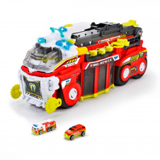 Іграшкова машинка зі світловими та звуковими ефектами Dickie Toys Гібрид-рятувальник FireTanker 55 см Різнокольоровий (IG-OL185869)