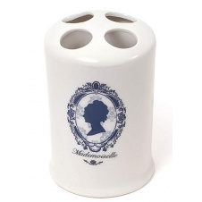 Подставка Mademoiselle диаметр 8.7х13.4 см для зубных щеток фарфор Bona DP43447