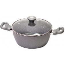 Кастрюля Kamille Grey Gotland 4л с гранитным антипригарным покрытием DP36555