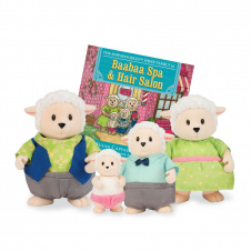 Игровой набор фигурок с книгой Li`l Woodzeez Семья Овечек
