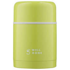 Термос пищевой 600 мл Well Done WD-7016G Green