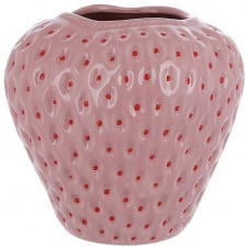 Керамическая ваза BonaDi Клубничка 17х18 см Розово-красный DP231176