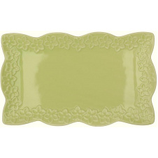 Набор блюд BonaDi Ceramic Green Flower 26х16 см Зеленый 6 шт DP231005