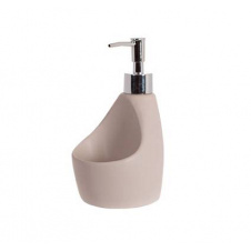 Диспенсер для моющего средства Niza Beige 350ml с подставкой для губки DP218301 BonaDi