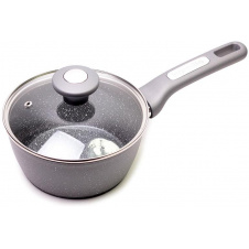 Ковш Kamille Grey Gotland диаметр 18см со стеклянной крышкой DP36883