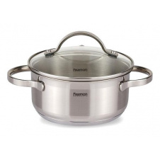 Кастрюля Fissman Luminosa 3л Induction со стеклянной крышкой DP36634