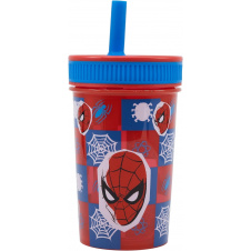 Стакан для дітей із силіконовою трубочкою 465 мл Stor Spider-Man (74786)