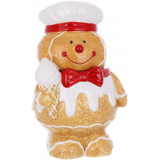 Емкость с крышкой BonaDi Gingerbread boy для сыпучих продуктов 1200 мл Разноцветный DP232349