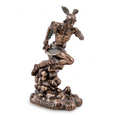 Интерьерная фигурка Hermes бог торговли Veronese 15 см Коричневый AL229277