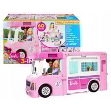 Фургон Барби Кемпер-трансформер для путешествий 3в1 DreamCamper Vehicle Mattel IR78109