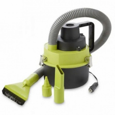 Пилосос автомобільний для сухого та вологого прибирання Dry Vacuum 8917 Black/Green CNV