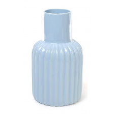 Ваза ceramic настільна Stone Flower 19 см блакитна Bona DP41678