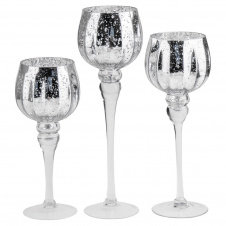 Фото - Подсвечники Unicorn Studio Silver Litti 3 шт Серебристый (AL218325) Подсвечники Unicorn Studio Silver Litti 3 шт Серебристый (AL218325)