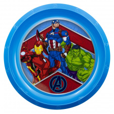 Тарілка дитяча пластикова 21,5х21,5х1,9 см Stor Avengers (74112)