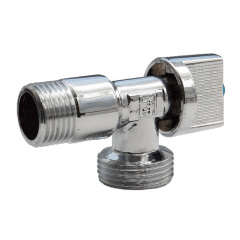 Приборный кран FADO classic 1/2"x3/4" угловой, хром Чернігів