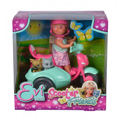 Игровой набор Эви Traveling on a scooter with animals с аксессуарами Simba OL227001 Київ