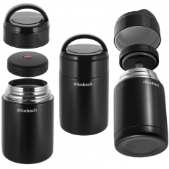 Термос пищевой Ofenbach Portable 800 мл Черный (DP186672) Київ