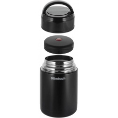 Термос пищевой Ofenbach Portable 800 мл Черный (DP186672) Київ