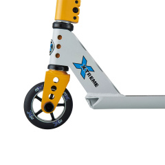 Детский самокат 2-х колесный Micro Trixx 2.0 100 kg Gray-Yellow KD117872 Запоріжжя