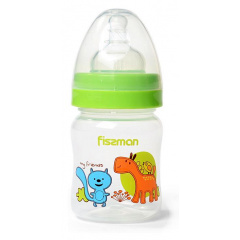 Бутылочка для кормления детская Baby Мои друзьяшки 120 мл с широким горлышком Fissman DP43974 Черкассы