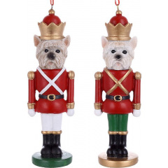 Набор елочных игрушек BonaDi Guardian dog 4х4.5х15 см Разноцветный 6 шт DP232165 Полтава