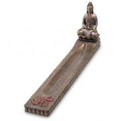 Статуетка-підставка для пахощів Богиня милосердя Guanyin 25х9,5х4 см Veronese AL229034 Вінниця