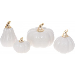 Декоративна фігурка Pumpkin Білий BonaDi 9.4х9х9.3 см DP87198 Виноградів