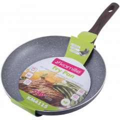 Сковородка с антипригарным покрытием Kamille Gregers ILAG 30 см Grey (DP36415) Лубны