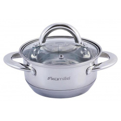 Кастрюля Kamille с 7-слойным индукционным дном Millay на 2.4л DP73449 Кропивницкий