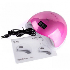 Лампа SUN T-SO32552 для сушки гель лака Sun5 48W Mirror Pink Полтава