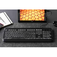 Клавіатура мембранна провідна usb 2E KS120 EN/UK black Харків