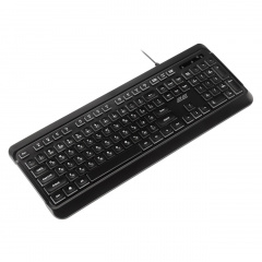 Клавіатура мембранна провідна usb 2E KS120 EN/UK black Харків