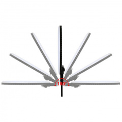 Кольцевая лампа светодиодная Ring Light JL-F348 USB 45 см Херсон
