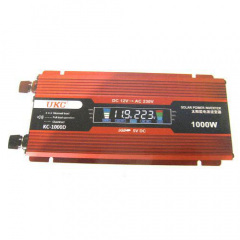 Інвертор перетворювач авто UKC з LCD дисплеєм 12V-220V 1000W Чернігів