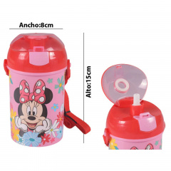 Пляшка для води з ремінцем Stor Minnie Mouse 450 мл (74469) Запоріжжя