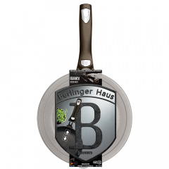 Сковорода з ручкою, що знімається 24 см Berlinger Haus Metallic Line Shiny Black Collection (BH-7156) Обухів