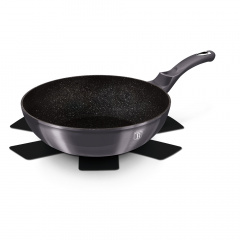 Сковорода Вок 28 см Berlinger Haus Metallic Line Carbon Pro Edition (BH-6900) Буча