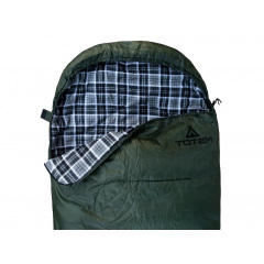 Спальний мішок ковдра Tramp Totem Ember Plus XXL з капюшоном правий оливою 190/90 TTS-015 Ізмаїл