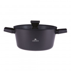 Кастрюля с крышкой 24 см 4,4 л Gerlach Granitex (5901035504707) Харків